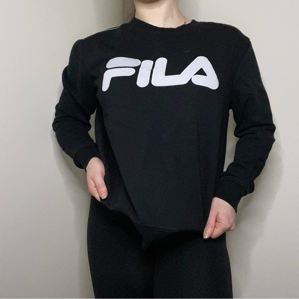 FILA Black Long Sleeve Sweatshirt